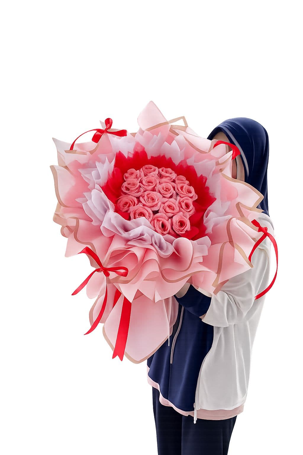 Signature Jumbo Bloom — Blush Petals.id